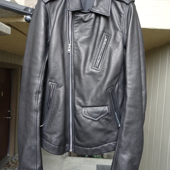 Rick Owens 2014 Stooges Heavy Calf Leather Jacket LCW - Picture 11 of 15